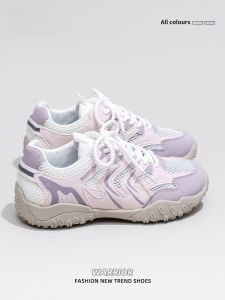 Warrior | Giày Sneakers Mesh Thoáng Khí Mới 2025 Phong Cách Dạo Phố Đế Mỏng cho Nữ