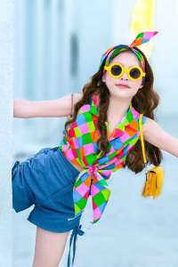 𝐍 𝐄 𝐖 𝐂 𝐎 𝐋 𝐋 𝐄 𝐂 𝐓 𝐈 𝐎 𝐍 Summer รับสงกรานต์  เสื้อฮาวายแขนกุดผูกหน้า ผ้า Cotton TC จับคู่กางเกงผ้ายีนส์เทียมรูดข้าง