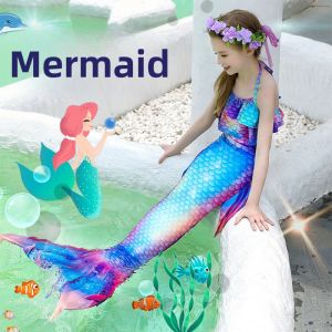 JIFANPAUL | Mermaid Tail Princess Dress Bikini Girls Swimwear