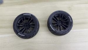 4 Lốp Xe RC Tỷ Lệ 1:10 Với Bánh Xe Lục Giác 12mm Lốp Cao Su Dành Cho Xe Drift Đường Trường Tương Thích Với Traxxas HSP Tamiya HPI Kyosho