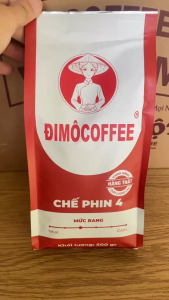 ĐIMÔCOFFEE Cà Phê Bột Rang Xay Chế Phin 4 Thượng Hạng Thơm Sâu Lắng 500g