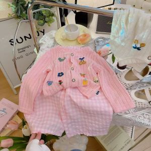 JIFANPAUL | Spring and Autumn Girls Knitted Cardigan Long Sleeve