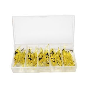 10PCS Fishing Lure 4cm 1.5g ประดิษฐ์ซิลิโคน Wobbler Biomimetic ปลอมกุ้งเหยื่ออ่อนตะขอสําหรับปลาคาร์พอุปกรณ์ตกปลา