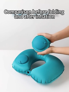 【COD】Inflatable Neck Pillow – Lightweight & Portable for Travel Camping & Office