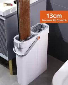 Joybos 360 Rotation Flat Mop Floor Cleaning  Clip dust removal paper Front Squeegee  Mopping the floor 4in1 multifunctional Mop With 7 rainbow blade