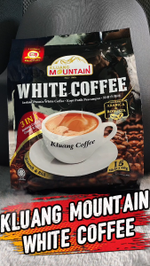 Kluang Mountain Cap Televisyen White Coffee 3 in 1 Instant Coffee 15 Sticks