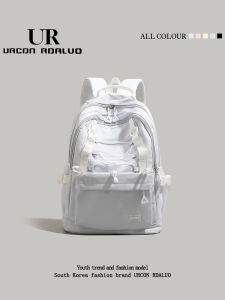 UR Simple Campus Womens Backpack 2025 New Fashion Lightweight Travel Bag School Bag for Junior And High School Students