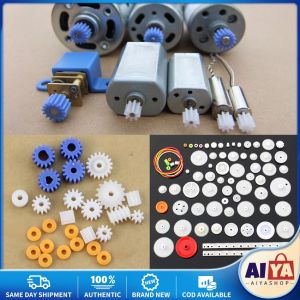 ★Same Day Shipping★ 75 pcs/lot Plastic Gear Set DIY Rack Pulley Belt Worm Single Double Gears All The Module for DIY 307A-Plastic-Gear-Set
