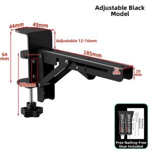 Foldable No-Drill Support Tray Keyboard Stand