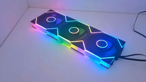 MK Prism MAX ARGB 3Pin PWM 12cm Fan Splicing / Building Block Fan PC Case Fan Modular Assembled Fan