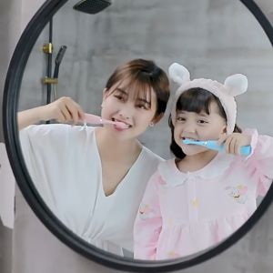 [HCM] Bàn Chải Điện Cho Bé Dùng Pin Tiện Dụng Chống Nước Tặng 3 Đầu Chải Hàng Xịn Joyee810