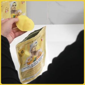 Luxe Essence Kojic Acid & Turmeric Cleansing Pads for Face For Men & Women All Skin Types - 40 Pads Exfoliating Cleansing Pads Brightening Skin Deep Pore Cleansing