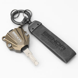 สายรัดกุญแจอะลูมิเนียมอัลลอยด์สำหรับตกแต่งรถจักรยานยนต์ Benda Golden 500 Gray Stone 250 Napoleon 450 พร้อมหัวเข็มขัด