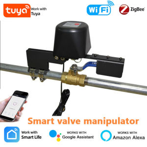 Tuya WiFi/Zigbee Automatic Gas Water Heater Valve Controller Smart Home Remote Control Manipulator Work With Alexa Google Home