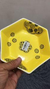 DĨA LỤC GIÁC 15 CM - GỐM SỨ CƯỜNG PHÁT