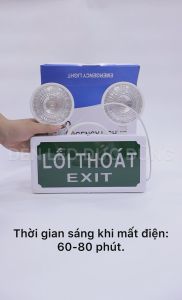 Đèn Sự Cố Khẩn Cấp Chiếu Sáng Kết Hợp Biển Chỉ Dẫn Thoát Hiểm Exit - Thiết Bị Phòng Cháy Chữa Cháy