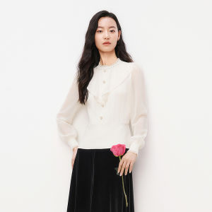 Koradior | French Lace Long Sleeve Knitted Top