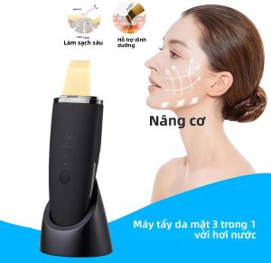 Máy Rửa Mặt Siêu Âm Dụng Cụ Lấy Mụn Đầu Đen Làm Sạch Lỗ Chân Lông Nâng Cơ Mặt Làm Sạch Sâu Bằng Ion Thiết Bị Làm Đẹp Dùng Tại Nhà