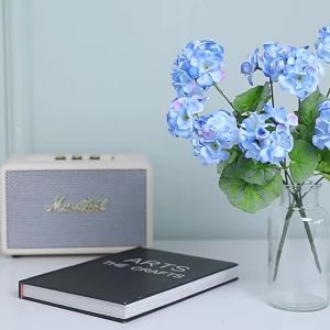 1Pc Begonia Flower Artificial Plants Wedding Background Wall Decor Home Windowsill Bonsai Christmas Garlands Vase DIY Scrapbook