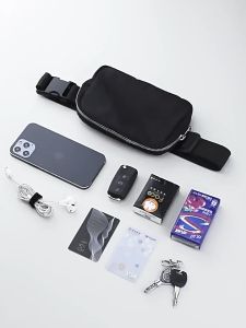 【FAST Delivery】Sports Waist Bag for Women Yoga Bag Nylon Chest Bag Running Waist Belt Bag kf182 Crossbody Chest Gym Bag For Men And Women