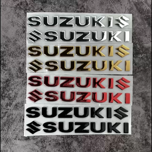 SCH Suzuki Motorcycle Emblem Sticker 3D Resin Gel Sticker Decoration For Suzuki GSX-R150 GSX-R125 GSX-250R Raider 150 Fi Address 110/125 Address V125 Skydrive 125 Smash115