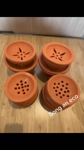 Bếp xông đốt thảo mộc bồ kết và phụ kiện Song An Eco (Bảo hành bể vỡ do vận chuyển)