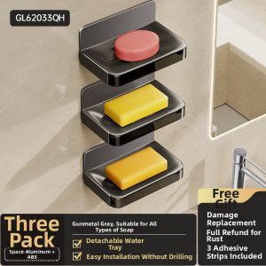 Wall-mounted No-drilling Soap Dish