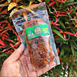 Abon ayam kualitas super toples 150gr original & EXTRAPEDAS