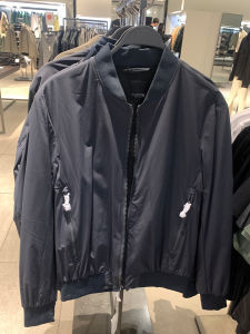 Mens Lightweight Cotton Jacket Outdoor Flight Suit New Autumn Arrival ZA3918400 Male Outerwear Standard Fit Long Sleeve Zipper Closure