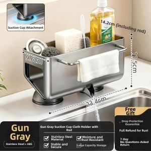 youqin | Kitchen Storage Rack For Sink and Towel Drying