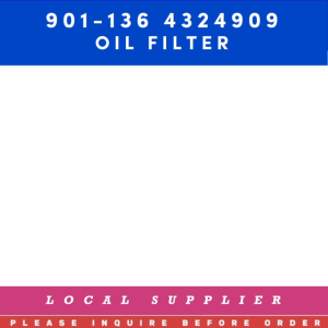 901-136 OIL FILTER PERKINS 4324909 FOR FG WILSON GENERATOR WITH PERKINS ENGINE [LOCAL STOCK. SHIP WITHIN 24HRS. LOCAL SUPPLIER WARRANTY]