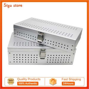 Sterilization Tray Box Case Surgical Instruments Aluminium Box Sterilization Box Disinfection Tray Case 1pcs