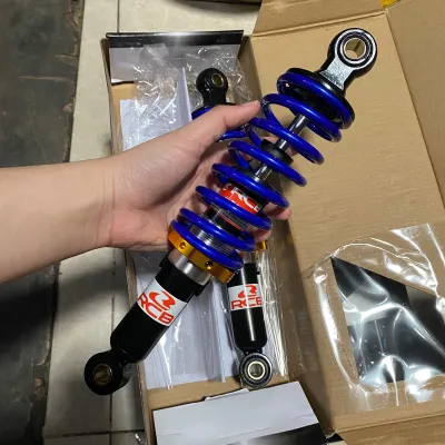 Phuộc nhún sau RCB xanh đậm kim tuyến cho các xe Sirius Dream Jupiter Wave Cub 330mm Cub 280mm Axelo Ellegant Win 100 Galaxy ...
