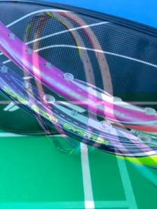 LI-NING BLADEX 73 LIGHT 6U BADMINTON RACKET ( FOC STRING + GRIP + STRINGING )