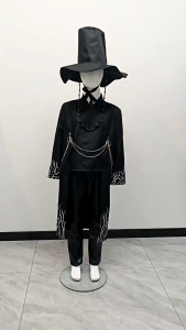 Saja Boys Costume Jinu Cosplay Costume Men Pop Singers Coat Shirt Pants Hat Accessories Dance Stage Halloween Outfit