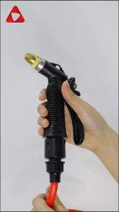 Mitsushi Selang Air Spiral Taman Retractable Coil Magic Selang Pegas Fleksibel Selang Tekanan Tinggi Selang Dengan Gulungan Semprot 7.5-20 Meter Spray Gun
