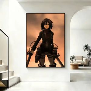 Bandai | DIY 5D Diamond Painting Attack on Titan Mikasa Ackerman Anime Collage Art for Home Wall Decor Ideal Gift for Anime Fans