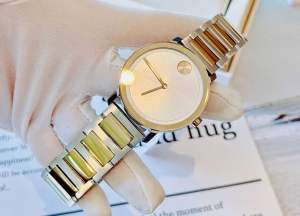 ĐỒNG HỒ NAM CHÍNH HÃNG Movado 3600887 Quartz White Dial Sapphire Demi Gold Stainless Steel For Men