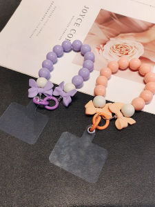 สายรัดข้อมือโทรศัพท์มือถือ สร้อยคอ สร้อยข้อมือ สร้อยคอแบบถือได้ ดีไซน์หรูหรา ระดับไฮเอนด์ สำหรับผู้หญิง เครื่องประดับโทรศัพท์มือถือ