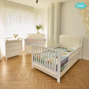 Idawin เตียงนอนเด็ก รุ่น Zoom Plus Bed  เตียงเด็ก เตียงเด็กอ่อน เตียงเด็กทารก เตียงเด็กแรกเกิด เตียงเด็กสามารถปรับเป็นเตียง 3.5 ฟุตได้