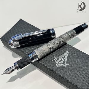 Treasure Gurus Eastern Star Masonic Quality Heavy Weight Fountain pen with Gift Box Set