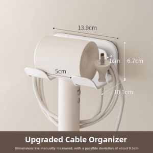 LANJIAOLUO | No-drilling Electric Hair Dryer Storage Rack