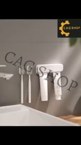 CAG SHOP 1pcs Toothbrush Holder Wall-mounted Punch-free Toothbrush Storage Rack Household Hanging Clip Storage