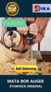 MATA BOR PENDEK AUGER BIT STAMVICK 3/4\\\" x L8 & 5/8 - Berkualitas Tinggi
