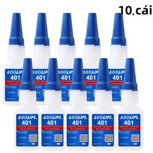 LOOLIFL | Loolifl-401 Keo Siêu Dính Cyanoacrylate Khô Nhanh Cho Kim Loại Nhựa Cao Su Gỗ Mùi Ít Hơn Chống Thấm Nước Độ Bền Cao Keo Dán Tức Thì