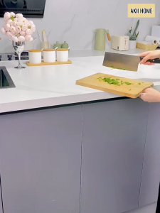 Thùng rác treo tủ bếp gấp gọn mở rộng dễ dàng sử dụng đa năng tiết kiệm không gian Akii Home NB98