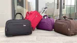 VIDEO [Malaysia Stock] Hand Pull Travel Duffel Bag Cabin Luggage Large Capacity Bag Suitcase Bag Bagasi