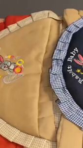 Arkan Baby - Gendongan Bayi Samping Ring Topi Motif Bordir