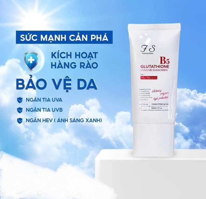 does glutathione injection work Kem chống nắng ức chế Nám B5 Glutathione SPF 75, PA+++ 50ml