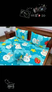 Ga giường thun Hàn Quốc KHÔNG ÁO GỐI 1m8x2m nệm 5-20cm